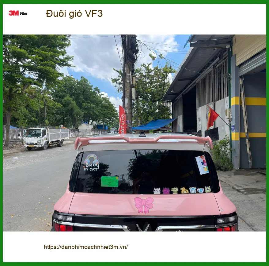 Anh Khang lắp Đuôi gió VF3 tại Quận 12 tăng vẻ cá tính và thể thao. ảnh thực tế 3