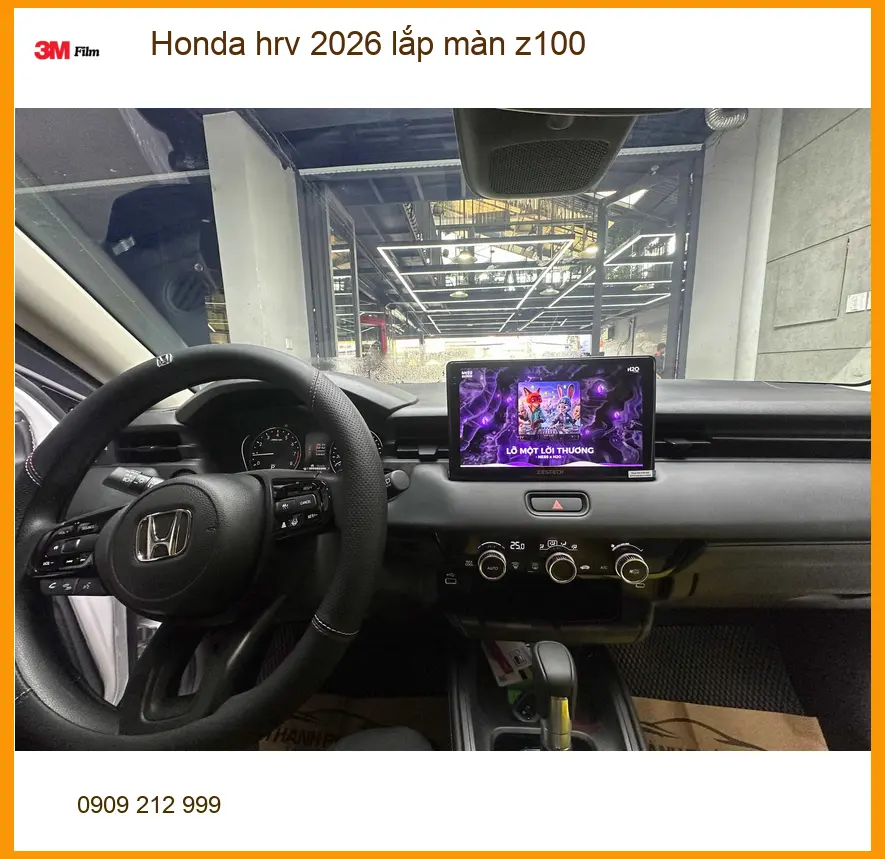 Anh Khải lắp màn Z100 cho Honda HR-V 2026 tại Quận 2 để tận hưởng giải trí đa phương tiện ảnh thực tế 3