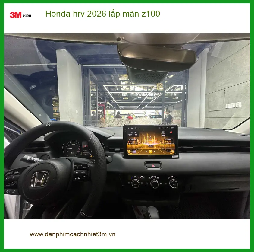 Anh Khải lắp màn Z100 cho Honda HRV 2026 tại Quận Thủ Đức ảnh thực tế 2