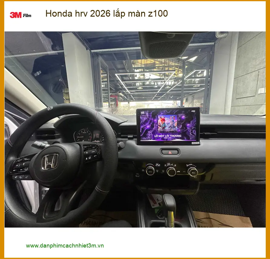 Anh Khải lắp màn Z100 cho Honda HRV 2026 tại Quận Thủ Đức ảnh thực tế 3
