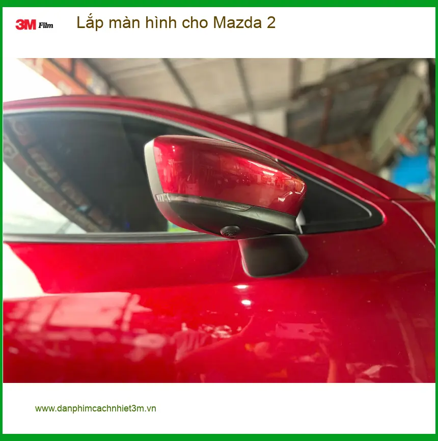Anh Bách lắp màn hình cho Mazda 2 tại Quận 12 để định vị GPS và giải trí ảnh thực tế 3