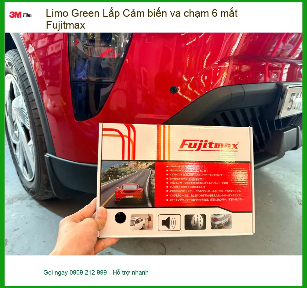 Chú Tùng lắp cảm biến va chạm 6 mắt Fujitmax cho Mazda CX-5 tại Thủ Đức ảnh thực tế 2