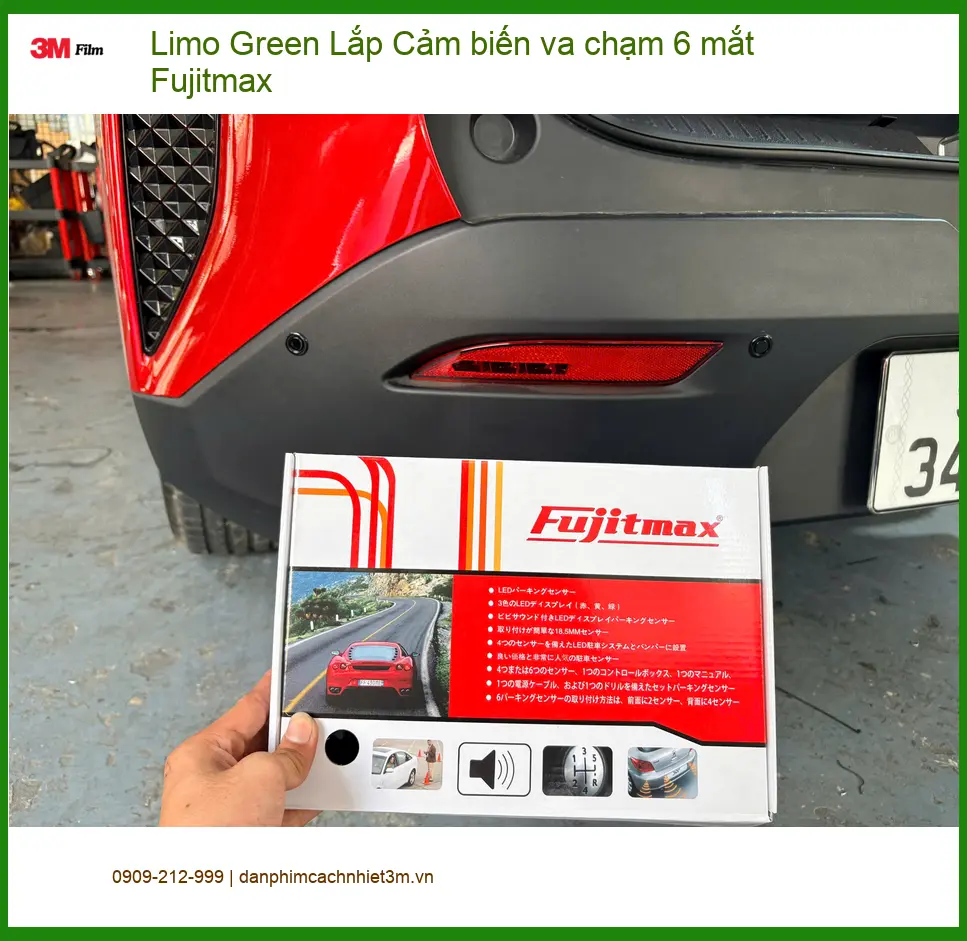 Chú Tùng lắp cảm biến va chạm 6 mắt Fujitmax cho Mazda CX-5 tại Thủ Đức ảnh thực tế 4