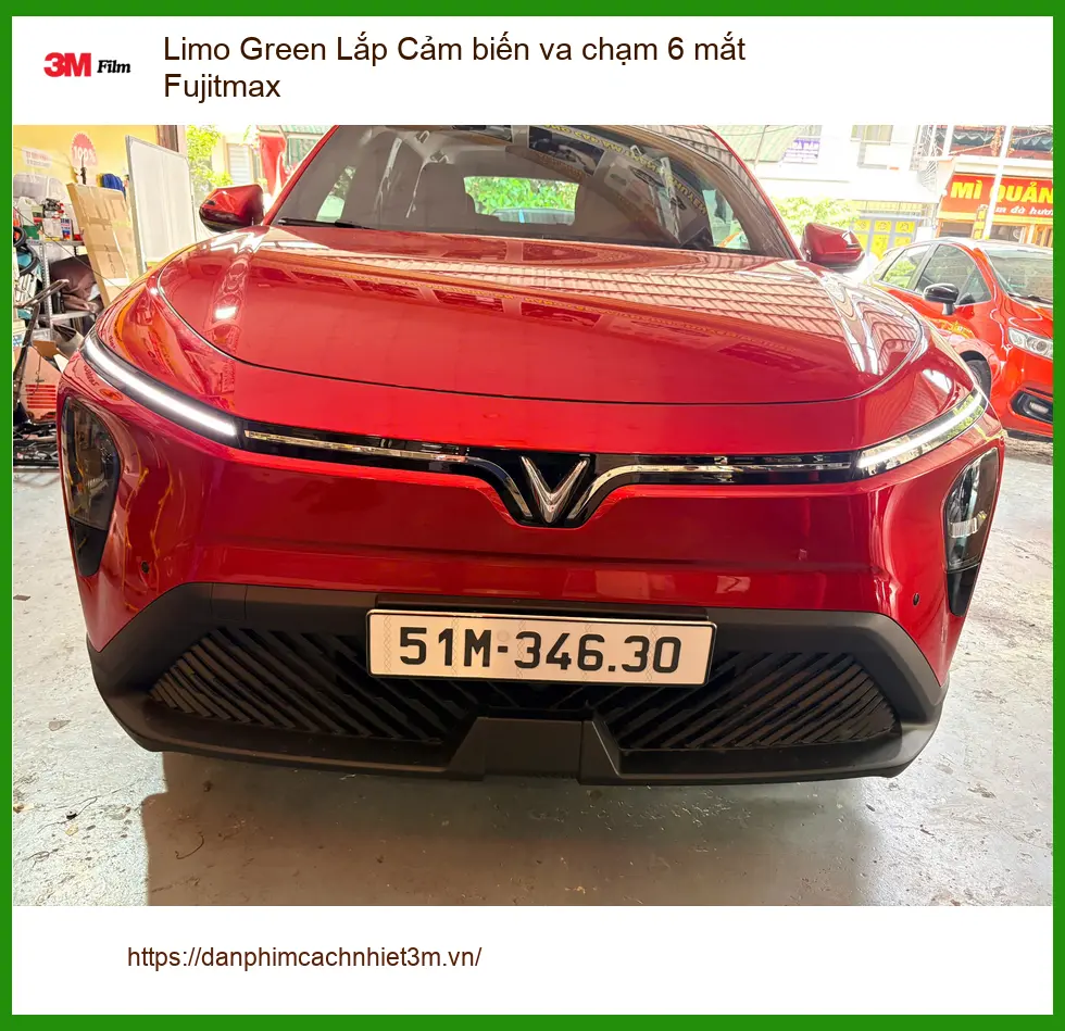 Anh Dũng lắp cảm biến 6 mắt Fujitmax cho Limo Green ở Quận 12
