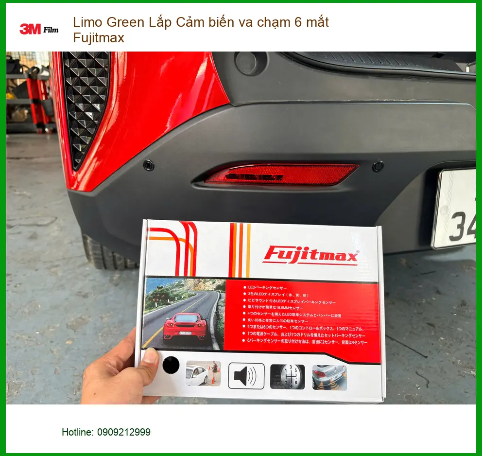 Anh Dũng lắp cảm biến 6 mắt Fujitmax cho Limo Green ở Quận 12 ảnh thực tế 3