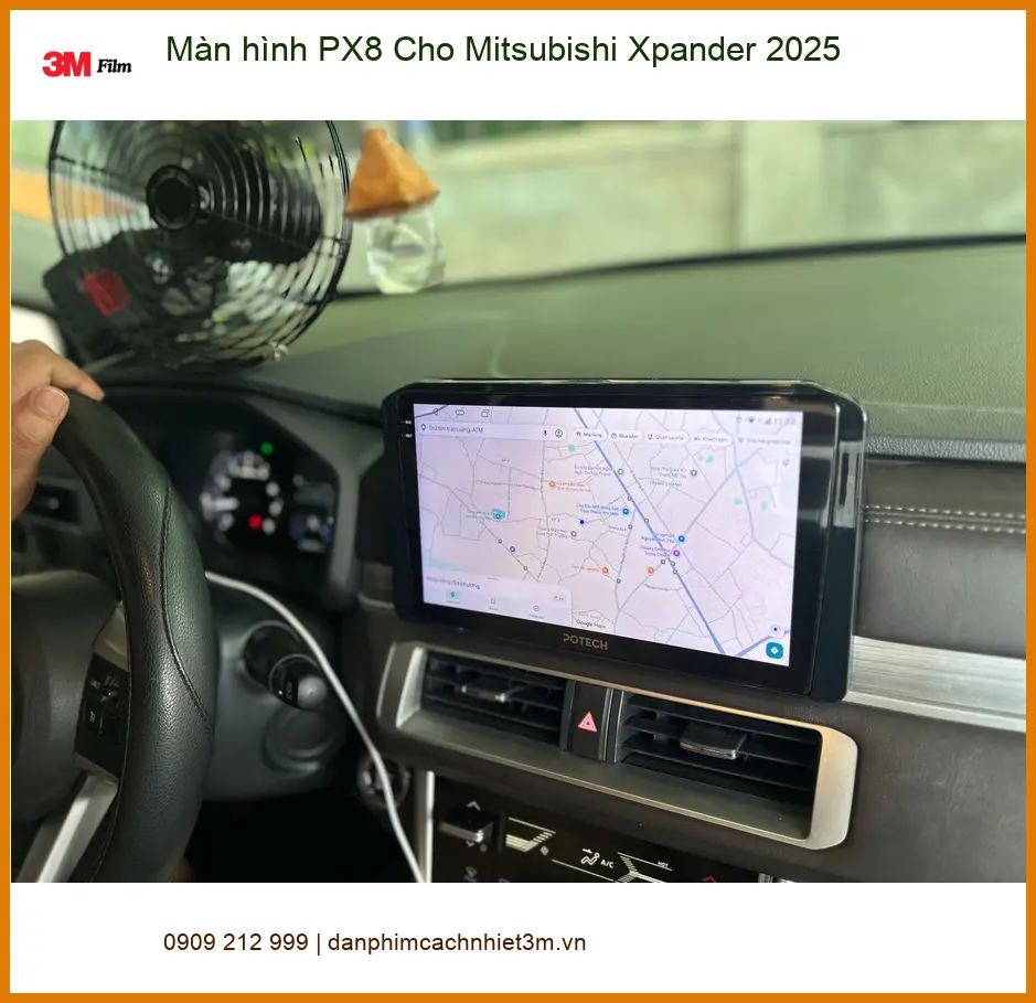 Chú Long lắp Màn hình PX8 Cho Mitsubishi Xpander 2025 tại Cần Giờ