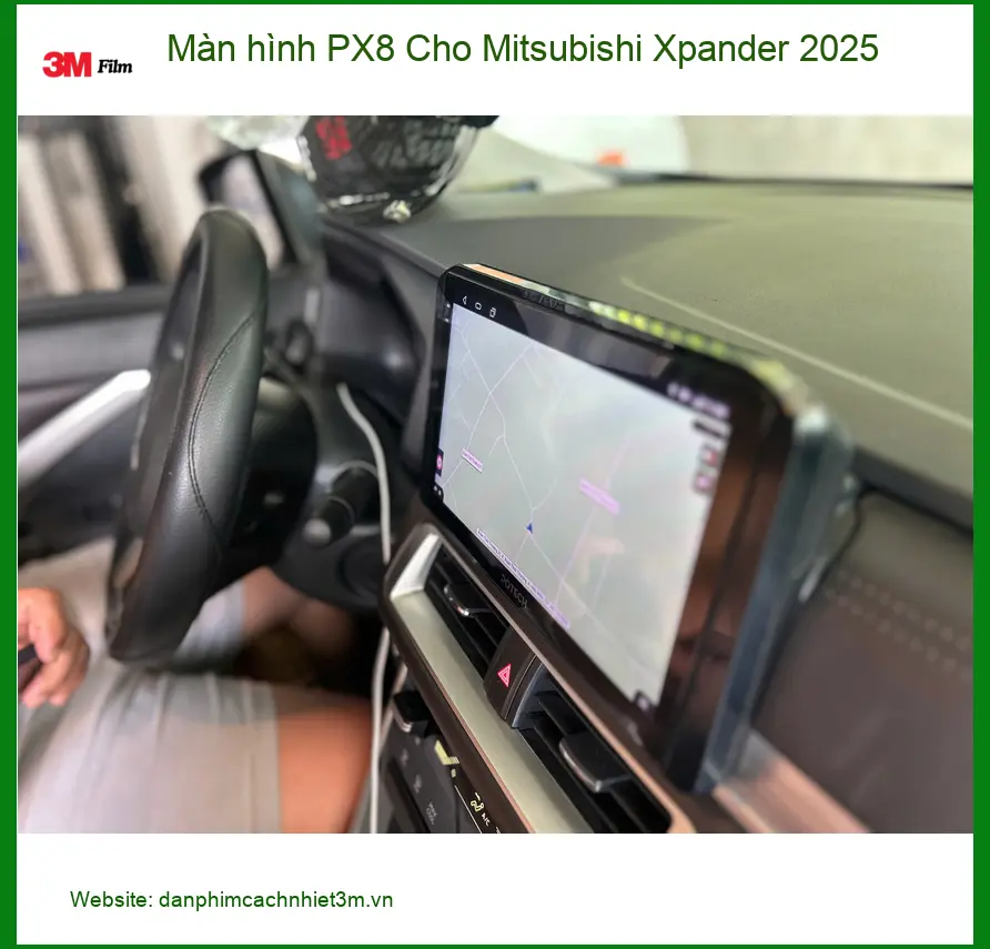 Chú Long lắp Màn hình PX8 Cho Mitsubishi Xpander 2025 tại Cần Giờ ảnh thực tế 3