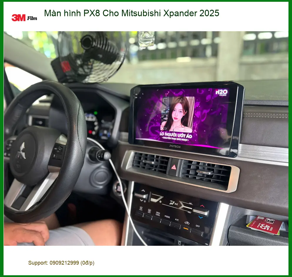 Anh Bách nâng cấp màn hình PX8 Mitsubishi Xpander 2025 tại Quận 2 chính hãng ảnh thực tế 2