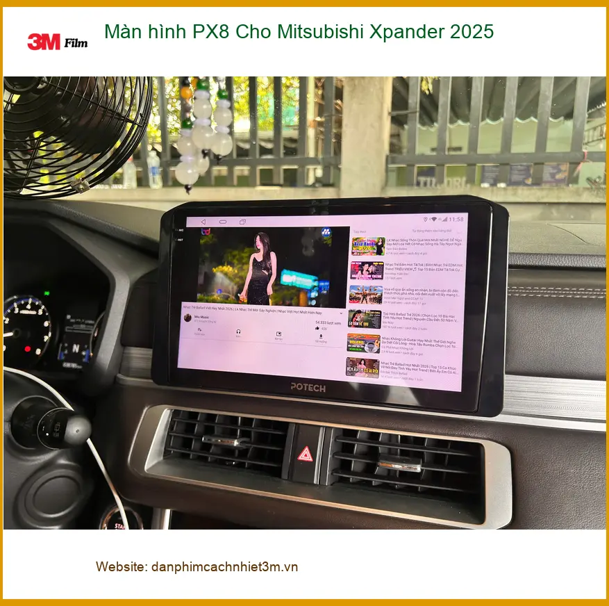 Anh Bách nâng cấp màn hình PX8 Mitsubishi Xpander 2025 tại Quận 2 chính hãng ảnh thực tế 4