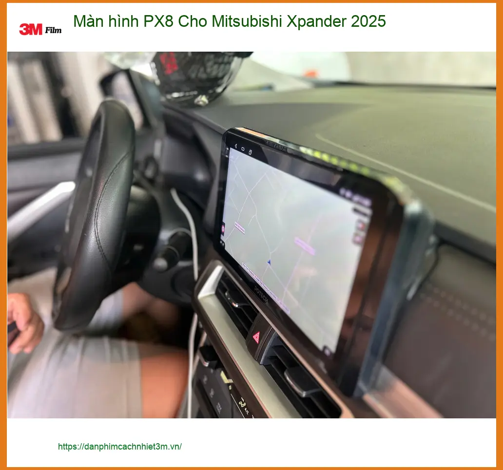Anh Bách nâng cấp màn hình PX8 Mitsubishi Xpander 2025 tại Quận 2 chính hãng ảnh thực tế 5