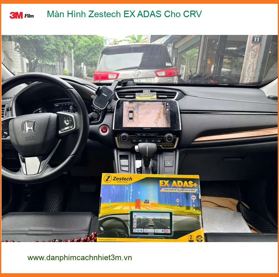 Chị Thảo lắp Màn Hình Zestech EX ADAS cho CRV tại Quận 12 để nâng tầm tiện ích ảnh thực tế 3