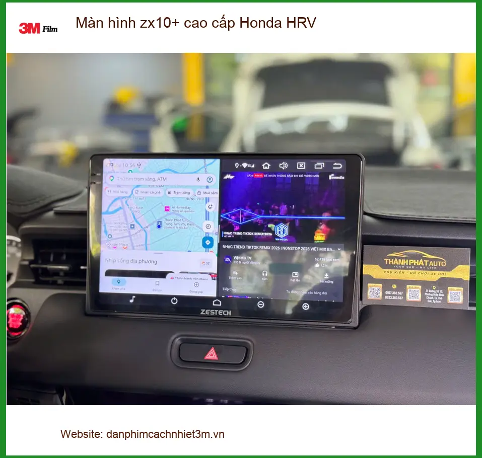 Anh Thắng nâng cấp màn hình ZX10+ cao cấp Honda HRV tại Quận Bình Chánh ảnh thực tế 2