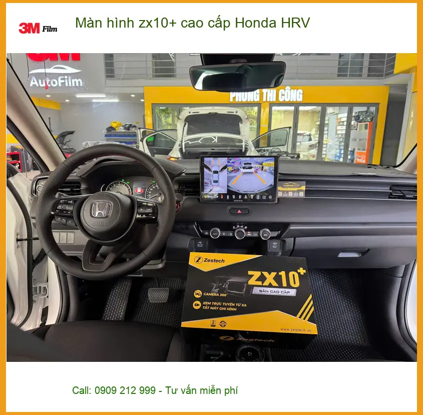 Anh Thắng nâng cấp màn hình ZX10+ cao cấp Honda HRV tại Quận Bình Chánh ảnh thực tế 3