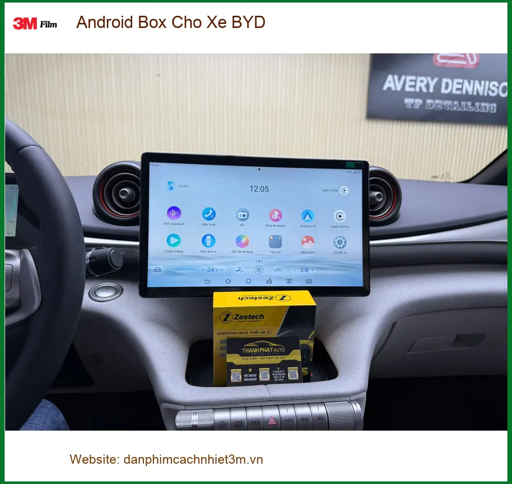 Anh Cường lắp Android Box cho BYD Seal tại Quận 11 trải nghiệm giải trí thông minh