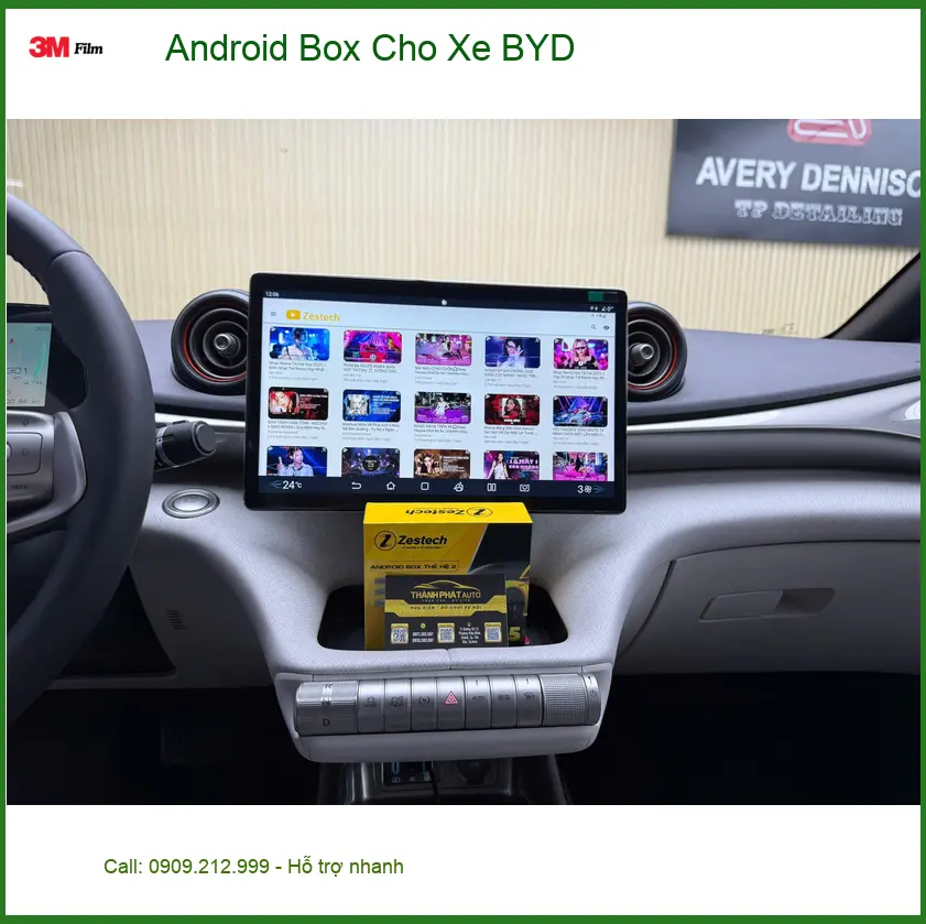 Anh Kiên lắp Android Box xe BYD Quận 1 nâng cấp trải nghiệm lái