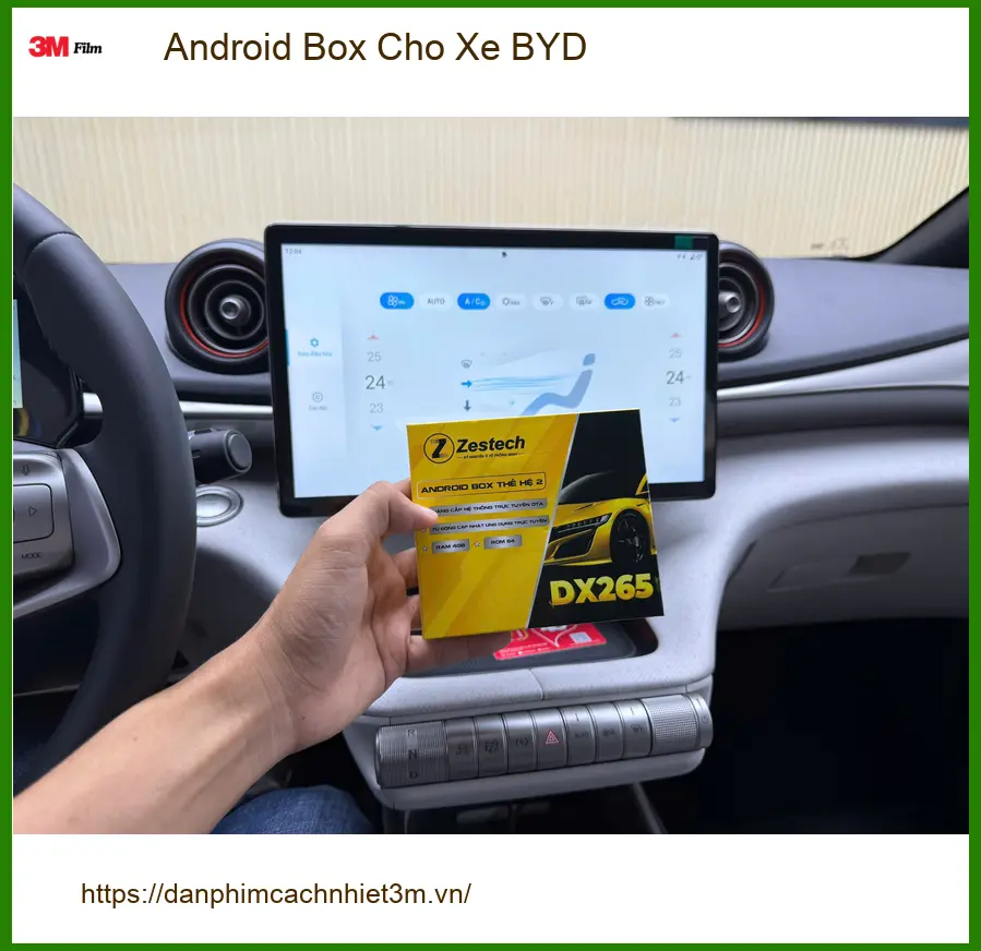 Anh Kiên lắp Android Box xe BYD Quận 1 nâng cấp trải nghiệm lái ảnh thực tế 2