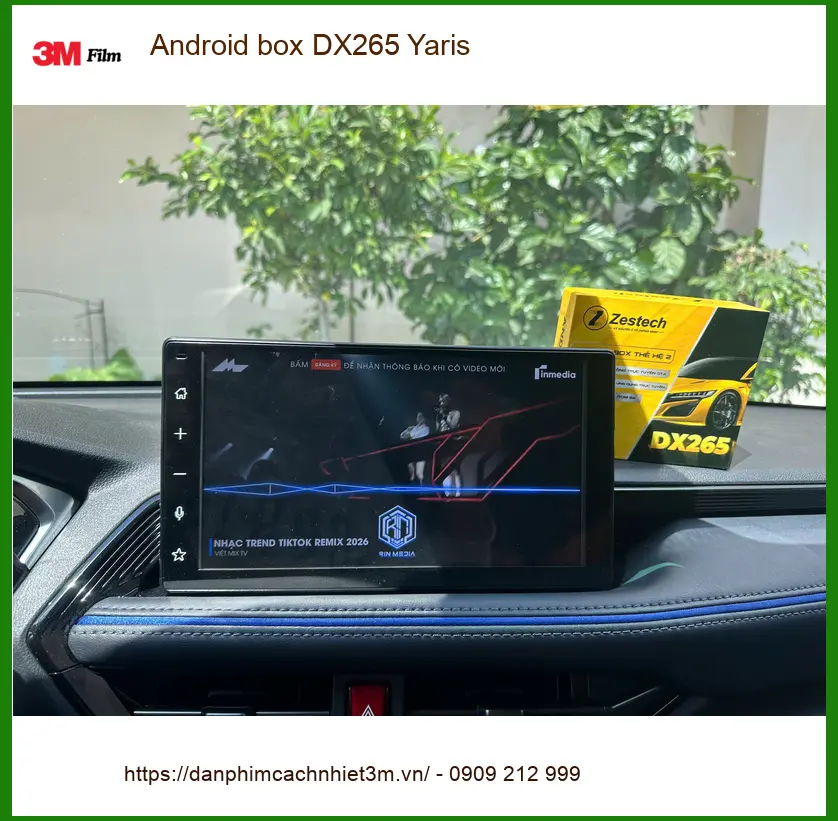 Chú Cường lắp Android box DX265 cho Yaris tại Quận 4 để trải nghiệm giải trí đỉnh cao