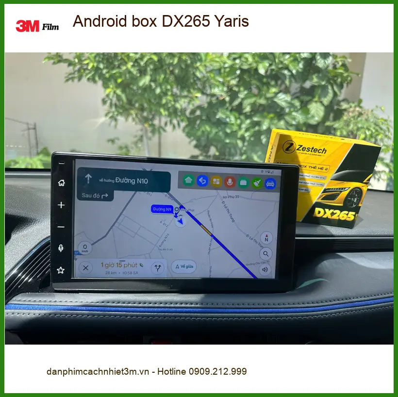 Chú Cường lắp Android box DX265 cho Yaris tại Quận 4 để trải nghiệm giải trí đỉnh cao ảnh thực tế 3
