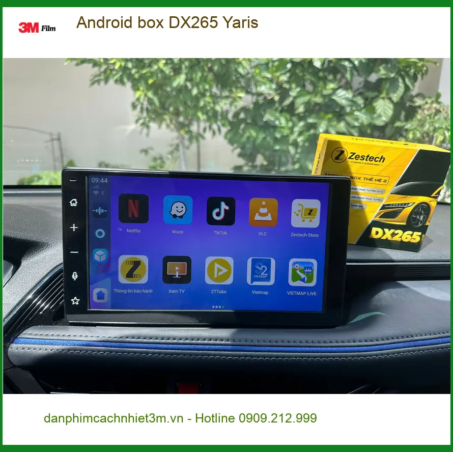 Anh Lộc lắp Android box DX265 cho Yaris tại Quận 12 nâng tầm giải trí ảnh thực tế 2