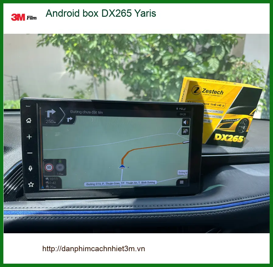 Anh Duy lắp Android box DX265 cho Yaris Củ Chi nâng cấp giải trí ảnh thực tế 2