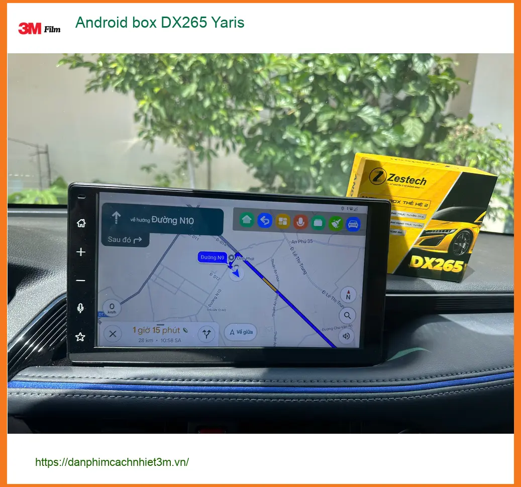 Anh Duy lắp Android box DX265 cho Yaris Củ Chi nâng cấp giải trí ảnh thực tế 3