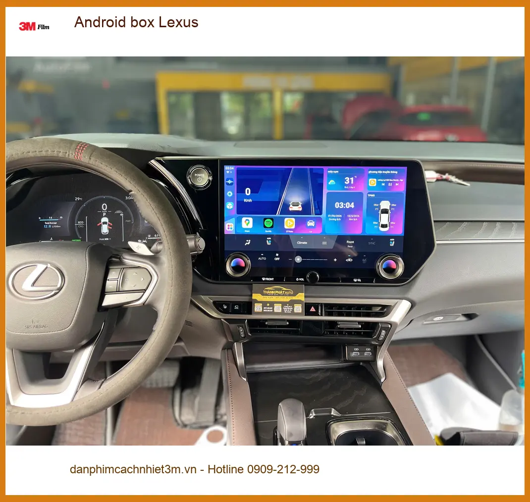 Chị Lan Anh nâng cấp Android Box Lexus NX300 tại Quận 10 cho chuyến đi xa ảnh thực tế 4