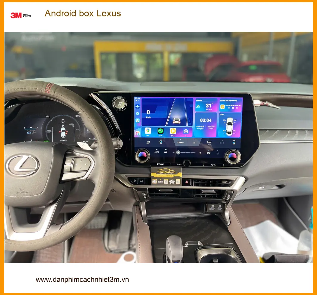 Chị Thảo gắn Android Box Lexus ES300h tại Quận 8 tiện đường đi làm về. ảnh thực tế 4