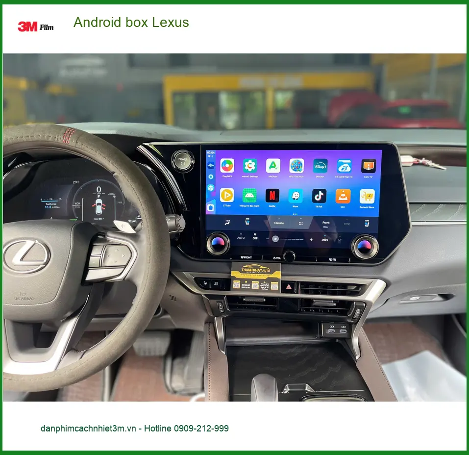 Chú Quang lắp Android box cho Lexus ES 300h tại Quận Bình Tân
