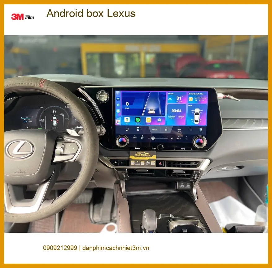 Chú Quang lắp Android box cho Lexus ES 300h tại Quận Bình Tân ảnh thực tế 2