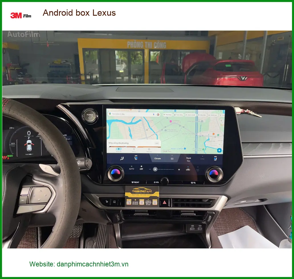 Chú Quang lắp Android box cho Lexus ES 300h tại Quận Bình Tân ảnh thực tế 4