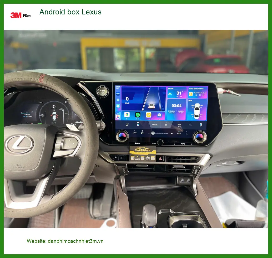 Chú Tấn lắp Android box Lexus RX 350 tại Quận Thủ Đức để có đủ tiện ích giải trí ảnh thực tế 2