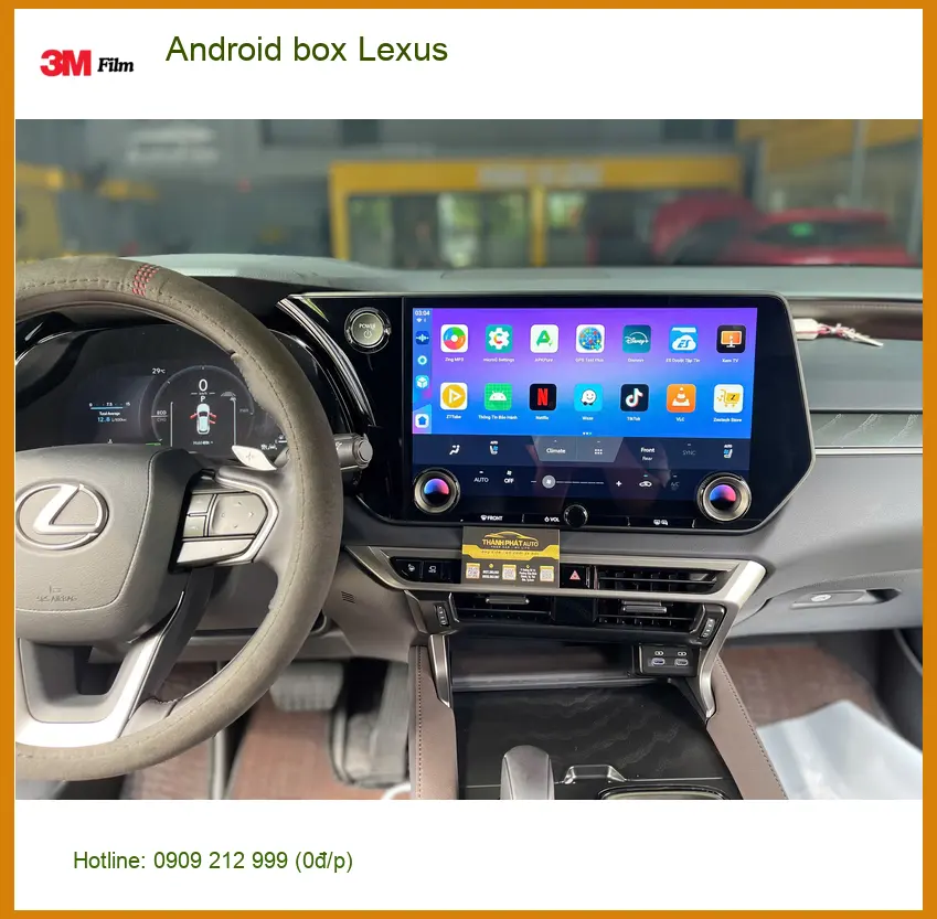 Anh Trọng lắp Android box cho Lexus RX 350 tại Quận 12 để trải nghiệm tiện ích hiện đại ảnh thực tế 3
