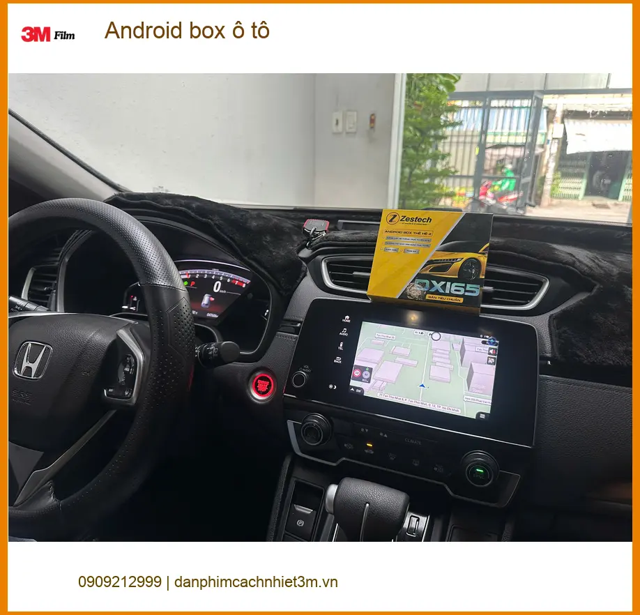 Anh Kiên lắp Android box ô tô cho Honda CRV tại Quận 2 để giải trí trên xe
