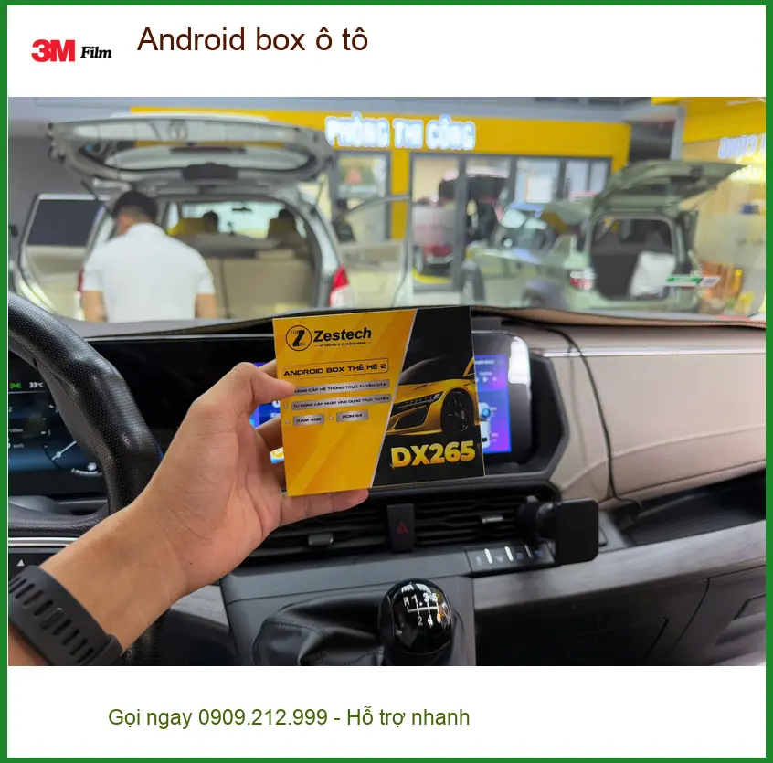 Anh Minh lắp Android Box ô tô cho Hyundai Accent tại Quận 12 để tiện giải trí và bản đồ ảnh thực tế 3