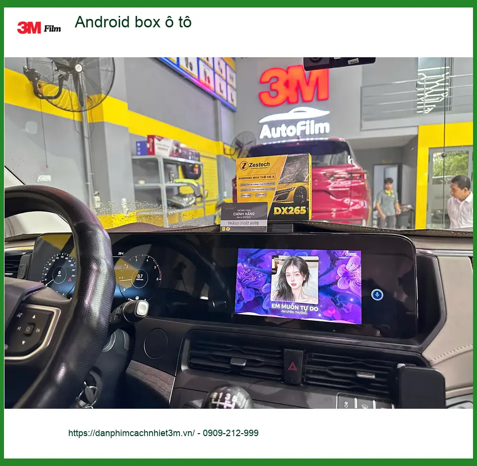 Anh Minh lắp Android Box ô tô cho Hyundai Accent tại Quận 12 để tiện giải trí và bản đồ ảnh thực tế 4