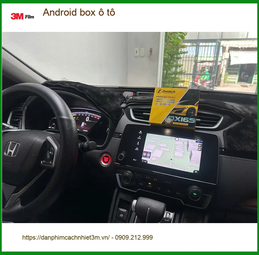 Anh Quang Minh lắp Android box ô tô cho Hyundai Accent ở Quận 6