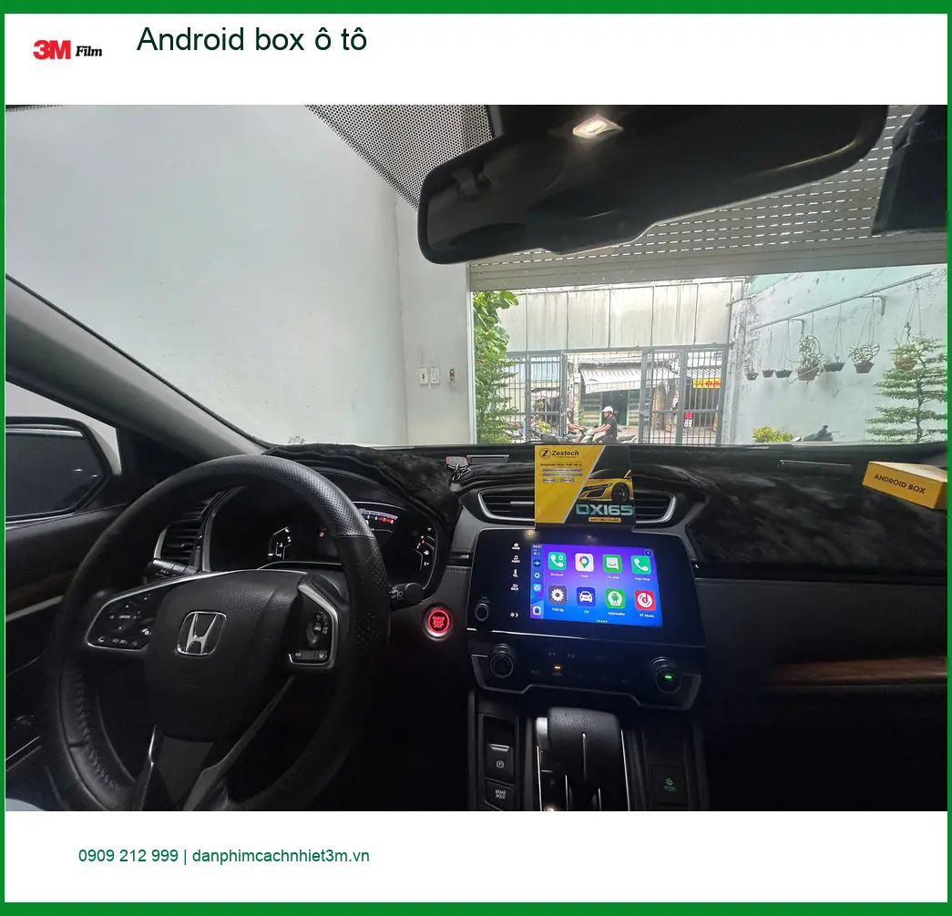 Anh Phong lắp Android box ô tô cho Vios ở Tân Bình để giải trí tiện lợi