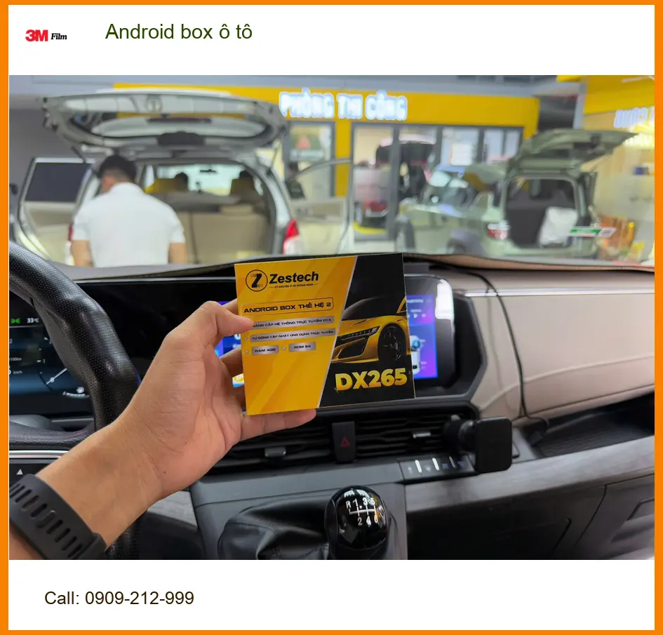 Chị Thảo lắp Android box ô tô cho Kia Carnival tại Quận Phú Nhuận
