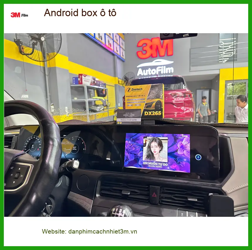 Chị Thảo lắp Android box ô tô cho Kia Carnival tại Quận Phú Nhuận ảnh thực tế 4