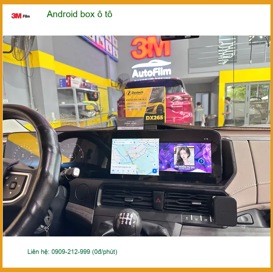 Chị Thảo lắp Android box ô tô cho Kia Carnival tại Quận Phú Nhuận ảnh thực tế 5