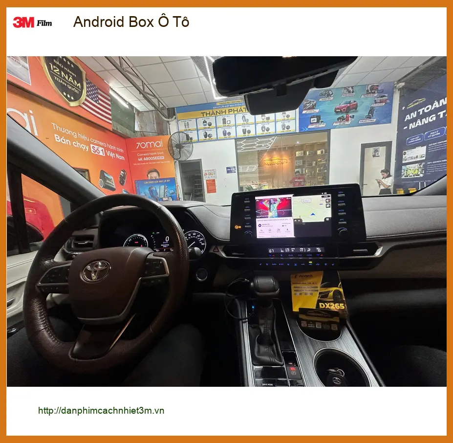 Anh Kiệt lắp Android Box Ô Tô cho Hyundai Santa Fe tại Quận Tân Phú để xem giải trí ảnh thực tế 2