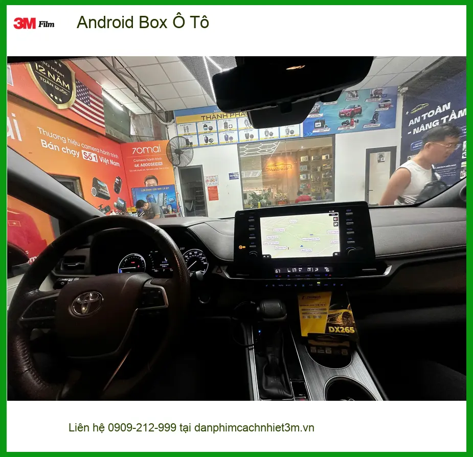 Anh Kiệt lắp Android Box Ô Tô cho Hyundai Santa Fe tại Quận Tân Phú để xem giải trí ảnh thực tế 4