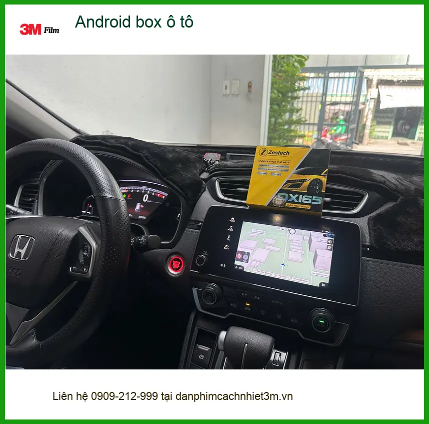 Chị Thanh lắp Android box ô tô Hyundai Accent tại Quận 4 vì màn zin ít tính năng ảnh thực tế 2