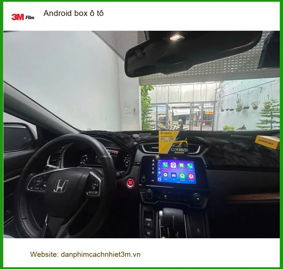 Chị Thanh lắp Android box ô tô Hyundai Accent tại Quận 4 vì màn zin ít tính năng ảnh thực tế 3