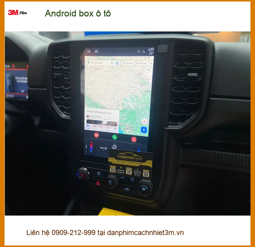 Anh Long lắp Android box ô tô Kia Carnival tại Quận 11 để giải trí khi chờ con học thêm