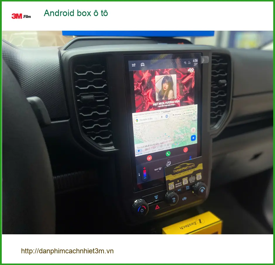 Anh Quang lắp Android box ô tô cho VinFast Lux A2.0 tại Bình Chánh ảnh thực tế 2