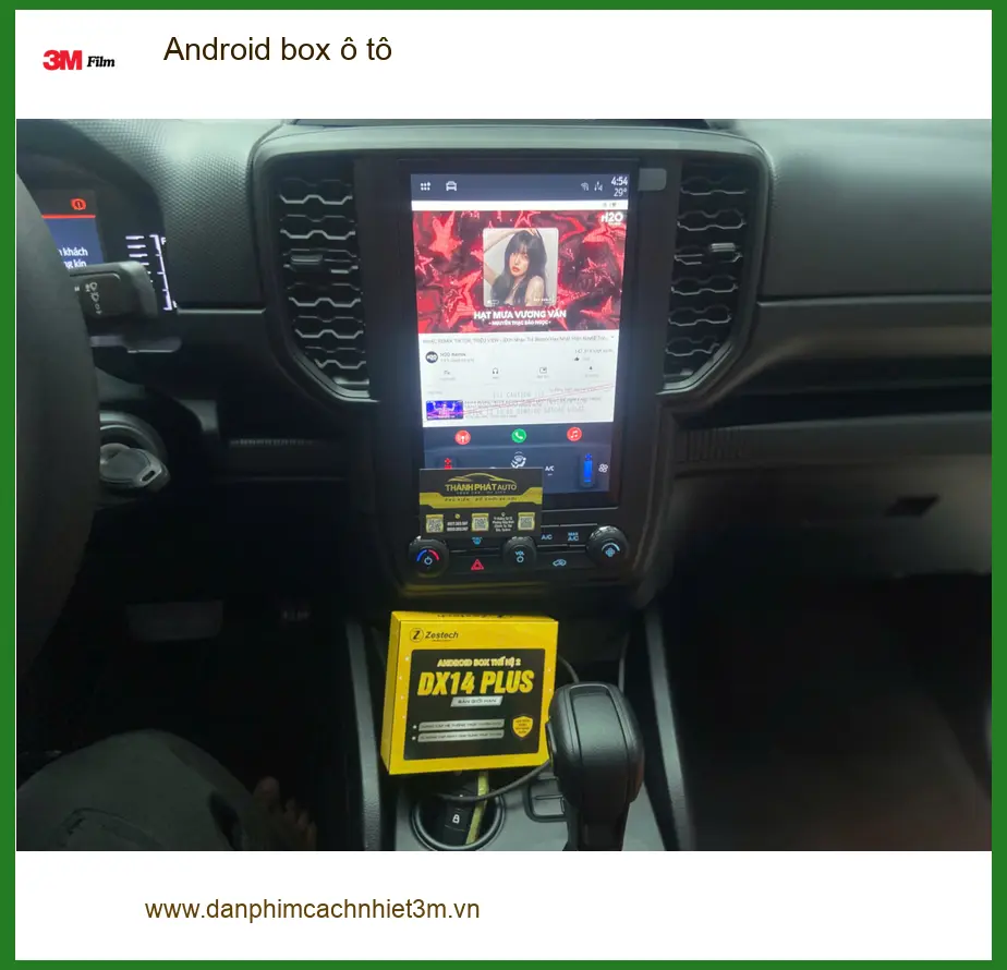 Anh Quang lắp Android box ô tô cho VinFast Lux A2.0 tại Bình Chánh ảnh thực tế 5
