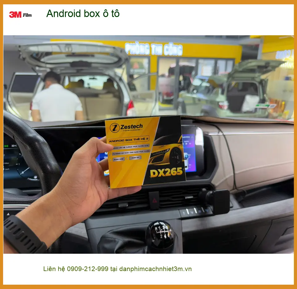 Chị Mai lắp Android box ô tô cho Honda CRV tại Cần Giờ để trải nghiệm giải trí đa dạng ảnh thực tế 4