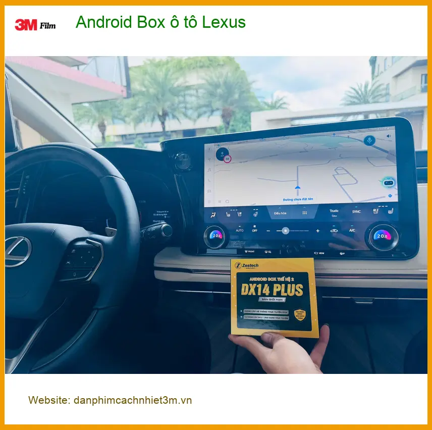 Chị Thảo Lexus RX350 lắp Android Box ô tô Quận 9 để có Google Maps và YouTube