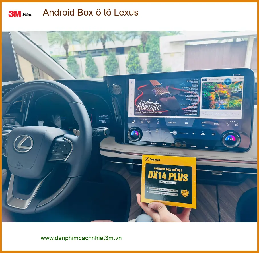 Chị Thảo Lexus RX350 lắp Android Box ô tô Quận 9 để có Google Maps và YouTube ảnh thực tế 2